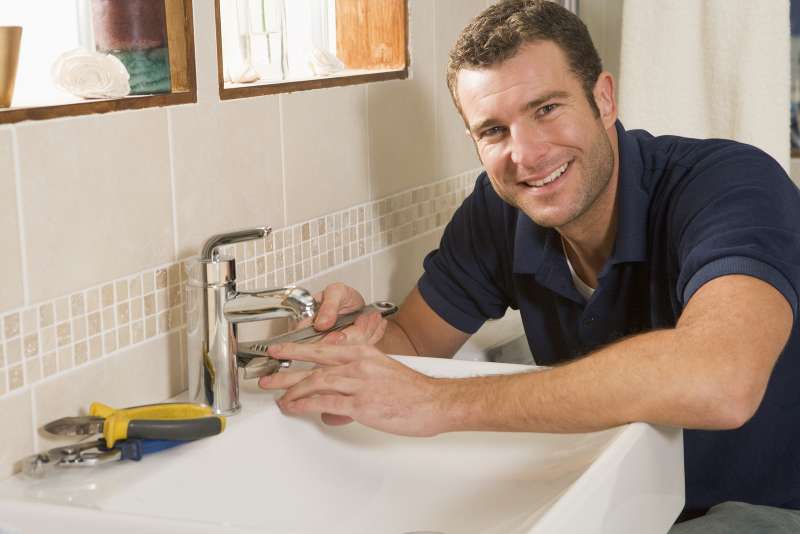 Point-of-use water heater installation
